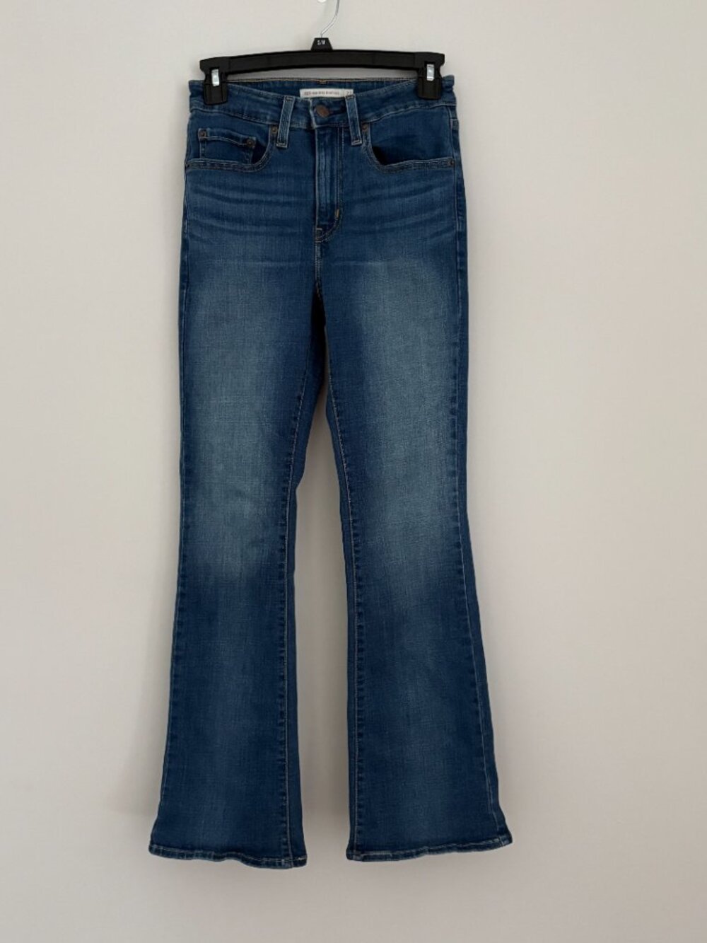 Levi's High Rise Bootcut Jeans Medium Wash Classic Y2K Retro Indie Chic 27x30